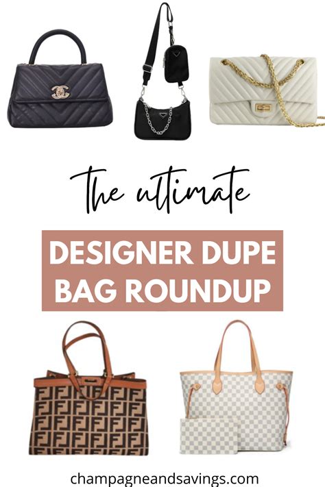 dupe designer bag|designer knockoff bags for less.